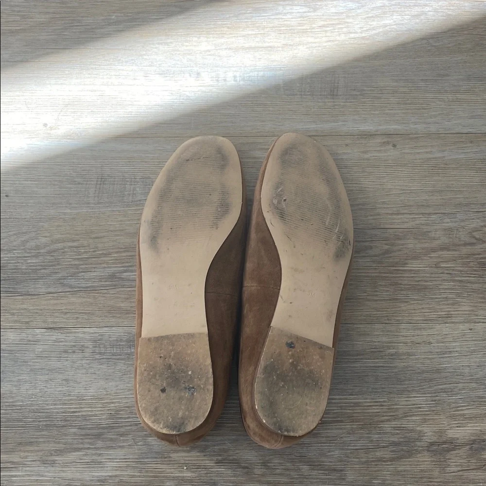 Steve Madden Brown Suede Slip-Ons - Picture 6 of 7